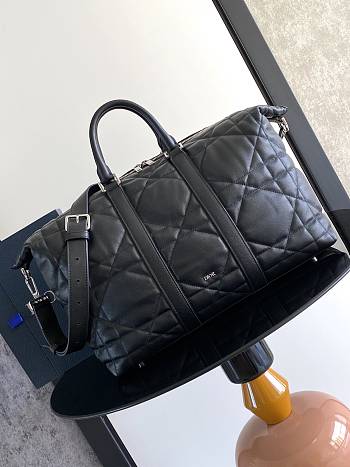 Okify Dior Weekender 40 Bag In Black 57.5x34.5x22cm 