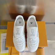 Okify Louis Vuitton Footprint Soccer Sneakers In White 1AHDO4 EU35-45  - 3