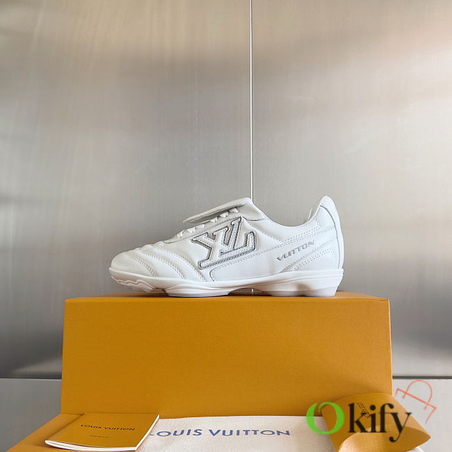 Okify Louis Vuitton Footprint Soccer Sneakers In White 1AHDO4 EU35-45  - 1