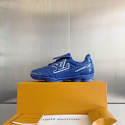 Okify Louis Vuitton Footprint Soccer Sneakers In Blue 1AHDP2 EU35-45  - 1