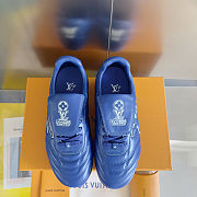 Okify Louis Vuitton Footprint Soccer Sneakers In Blue 1AHDP2 EU35-45  - 5