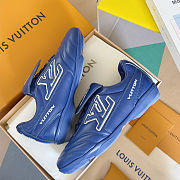 Okify Louis Vuitton Footprint Soccer Sneakers In Blue 1AHDP2 EU35-45  - 2