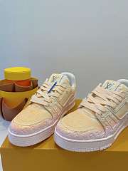 Okify Louis Vuitton Maxi Sneakers In Pink And Orange EU35-45 21090 - 2