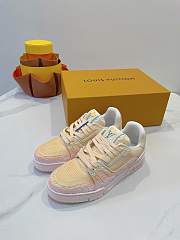 Okify Louis Vuitton Maxi Sneakers In Pink And Orange EU35-45 21090 - 5