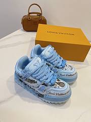 Okify Louis Vuitton Maxi Sneakers In Blue EU35-45 21093  - 5