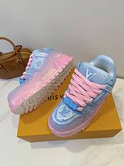 Okify Louis Vuitton Maxi Sneakers In Pastel Blue And Pink EU35-45 21097 - 2