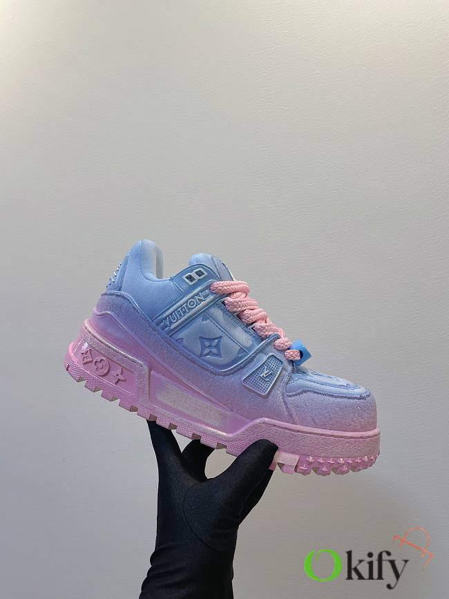 Okify Louis Vuitton Maxi Sneakers In Pastel Blue And Pink EU35-45 21097 - 1