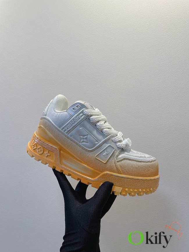 Okify Louis Vuitton Maxi Sneakers In Yellow And White EU35-45 21098 - 1