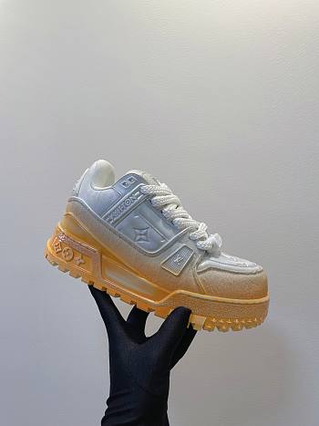 Okify Louis Vuitton Maxi Sneakers In Yellow And White EU35-45 21098