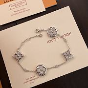 Okify Louis Vuitton Silver/Gold/Rose Gold Four Flowers Bracelet  - 2