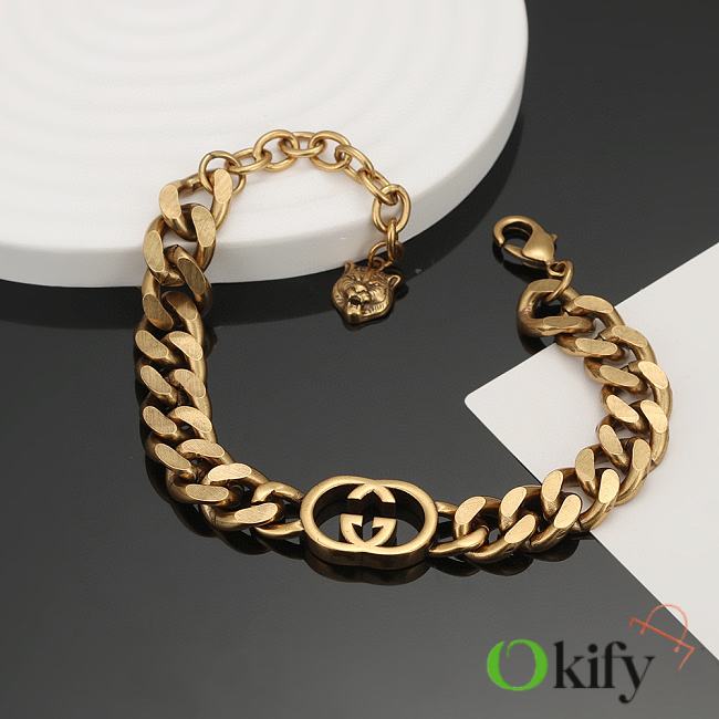 Okify Gucci Gold Bracelet 21106 - 1