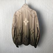 Okify Louis Vuitton Gradient Brown Windbreaker Jacket  - 2