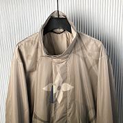 Okify Louis Vuitton Gradient Brown Windbreaker Jacket  - 3