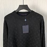 Okify Louis Vuitton Monogram Black Sweater S-XL  - 3