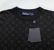 Okify Louis Vuitton Monogram Black Sweater S-XL  - 2