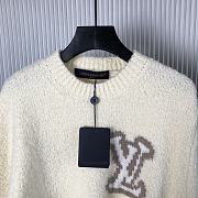 Okify Louis Vuitton Creamy White Sweater S-XL  - 3