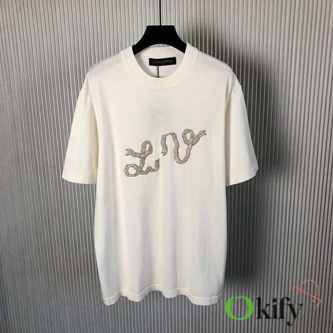 Okify Louis Vuitton White T-shirt XS-L 21119 - 1