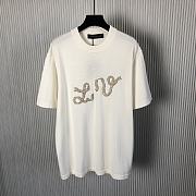 Okify Louis Vuitton White T-shirt XS-L 21119 - 1