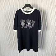 Okify Louis Vuitton Dark Blue T-shirt XS-L  - 1