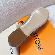 Okify Louis Vuitton Ballet Shoes In Denim Blue EU35-41 - 6