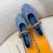 Okify Louis Vuitton Ballet Shoes In Denim Blue EU35-41 - 3