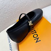 Okify Louis Vuitton Ballet Shoes In Black EU35-41 21147 - 2