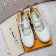 Okify Louis Vuitton Ballet Shoes In White EU35-41 21149 - 1