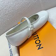 Okify Louis Vuitton Ballet Shoes In White EU35-41 21149 - 5