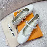 Okify Louis Vuitton Ballet Shoes In White EU35-41 21149 - 4