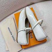 Okify Louis Vuitton Ballet Shoes In White EU35-41 21149 - 2