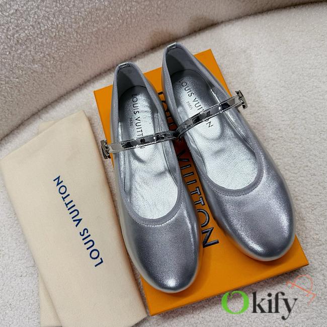 Okify Louis Vuitton Ballet Shoes In Silver EU35-41 21150 - 1