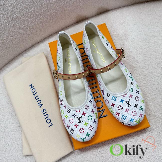 Okify Louis Vuitton X TM Ballet Shoes In White EU35-41 - 1