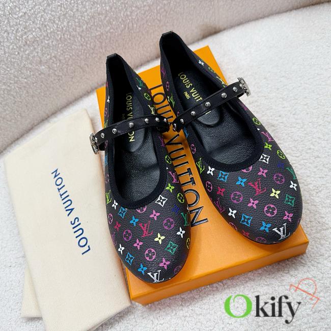 Okify Louis Vuitton X TM Ballet Shoes In Black EU35-41 - 1