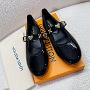 Okify Louis Vuitton Romy Ballet Shoes In Black EU35-41 21154 - 1