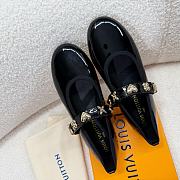 Okify Louis Vuitton Romy Ballet Shoes In Black EU35-41 21154 - 5