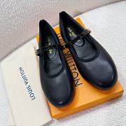 Okify Louis Vuitton Romy Ballet Shoes In Black EU35-41 21155 - 1