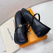 Okify Louis Vuitton Romy Ballet Shoes In Black EU35-41 21155 - 3