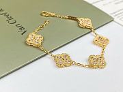 Okify VCA Five Flowers Diamond Gold/Silver/Rose Gold Bracelet 21162 - 6