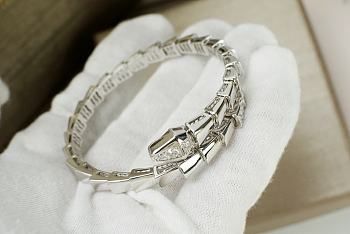 Okify Bvlgari Snake Silver Bracelet 