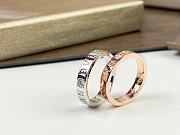 Okify Bvlgari Rose Gold/Silver Ring 21164 - 1