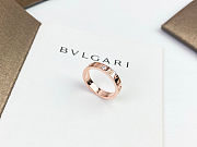 Okify Bvlgari Rose Gold/Silver Ring 21164 - 5