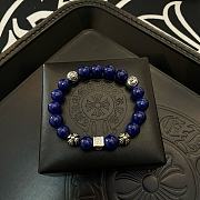 Okify Chrome Hearts Blue Bead Bracelet 21167 - 2