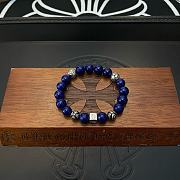 Okify Chrome Hearts Blue Bead Bracelet 21167 - 4