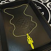 Okify Chrome Hearts Black/Green Necklace 21169 - 2