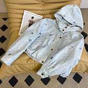 Okify Louis Vuitton Blue Hooded Jacket ML  - 1