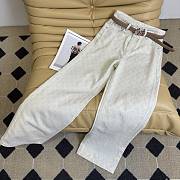 Okify Louis Vuitton White Jeans SML  - 1