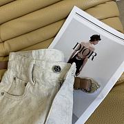 Okify Louis Vuitton White Jeans SML  - 2