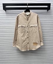 Okify Louis Vuitton Beige Shirt Jacket SML  - 1