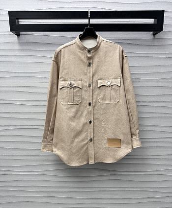 Okify Louis Vuitton Beige Shirt Jacket SML 