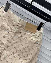 Okify Louis Vuitton High Waist Beige Shorts SML  - 2